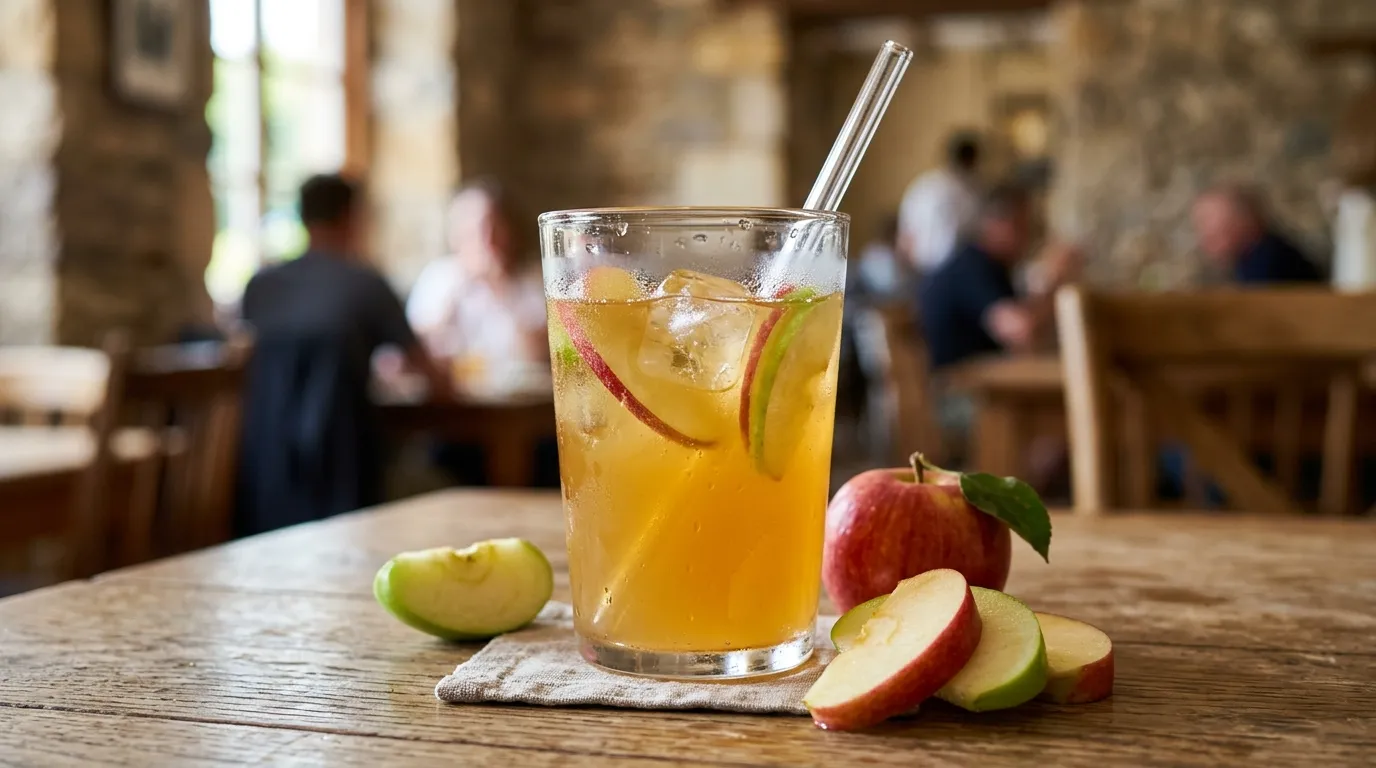 Olive Garden Apple Juice (Kids) kids meals - for children under 12 dish prepared with pure crisp apple juice served chille...