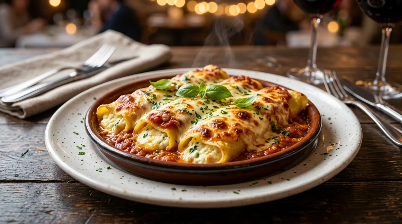 Four Cheese Manicotti Four Cheese Manicotti