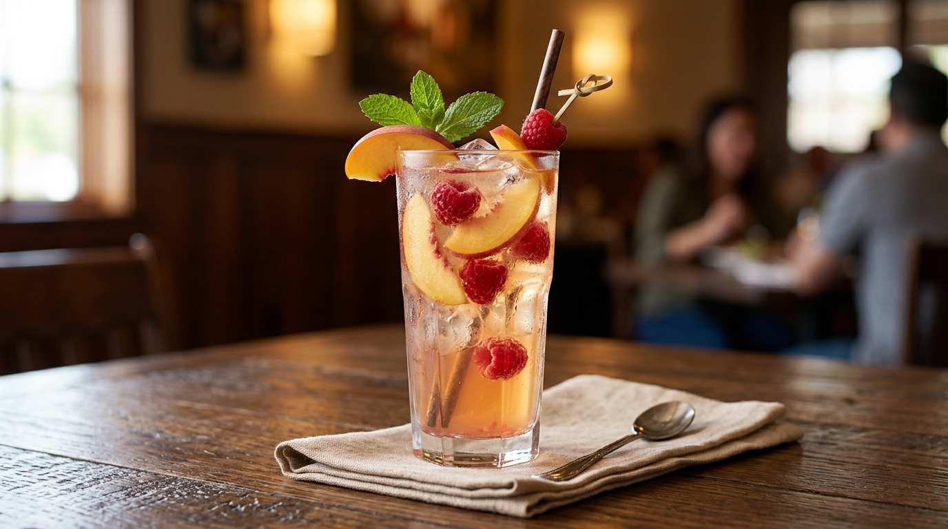 Bellini Peach-Raspberry Iced Tea Bellini Peach-Raspberry Iced Tea