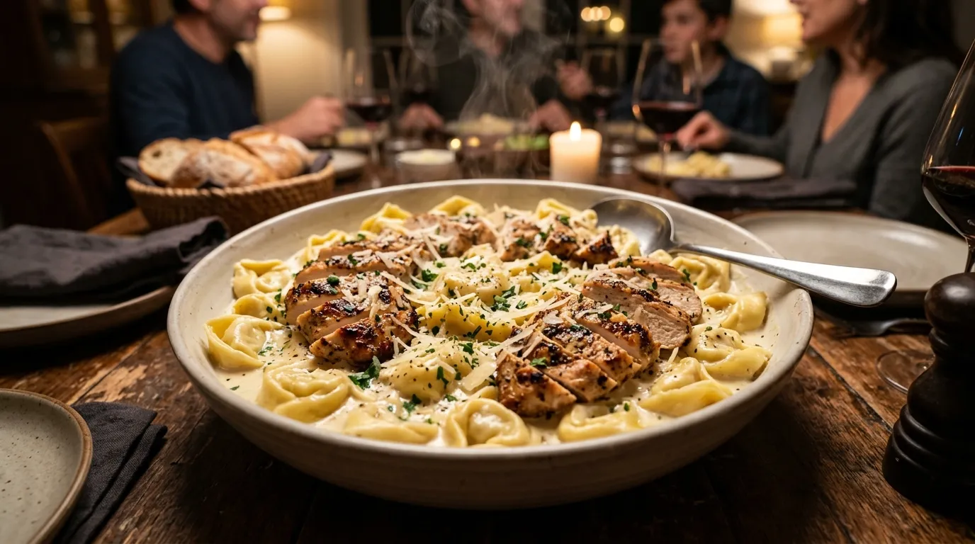 Chicken Tortelloni Alfredo Chicken Tortelloni Alfredo