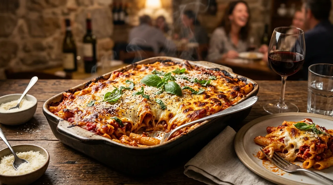 Five Cheese Ziti al Forno (Serves 4 - 6) Five Cheese Ziti al Forno (Serves 4 - 6)