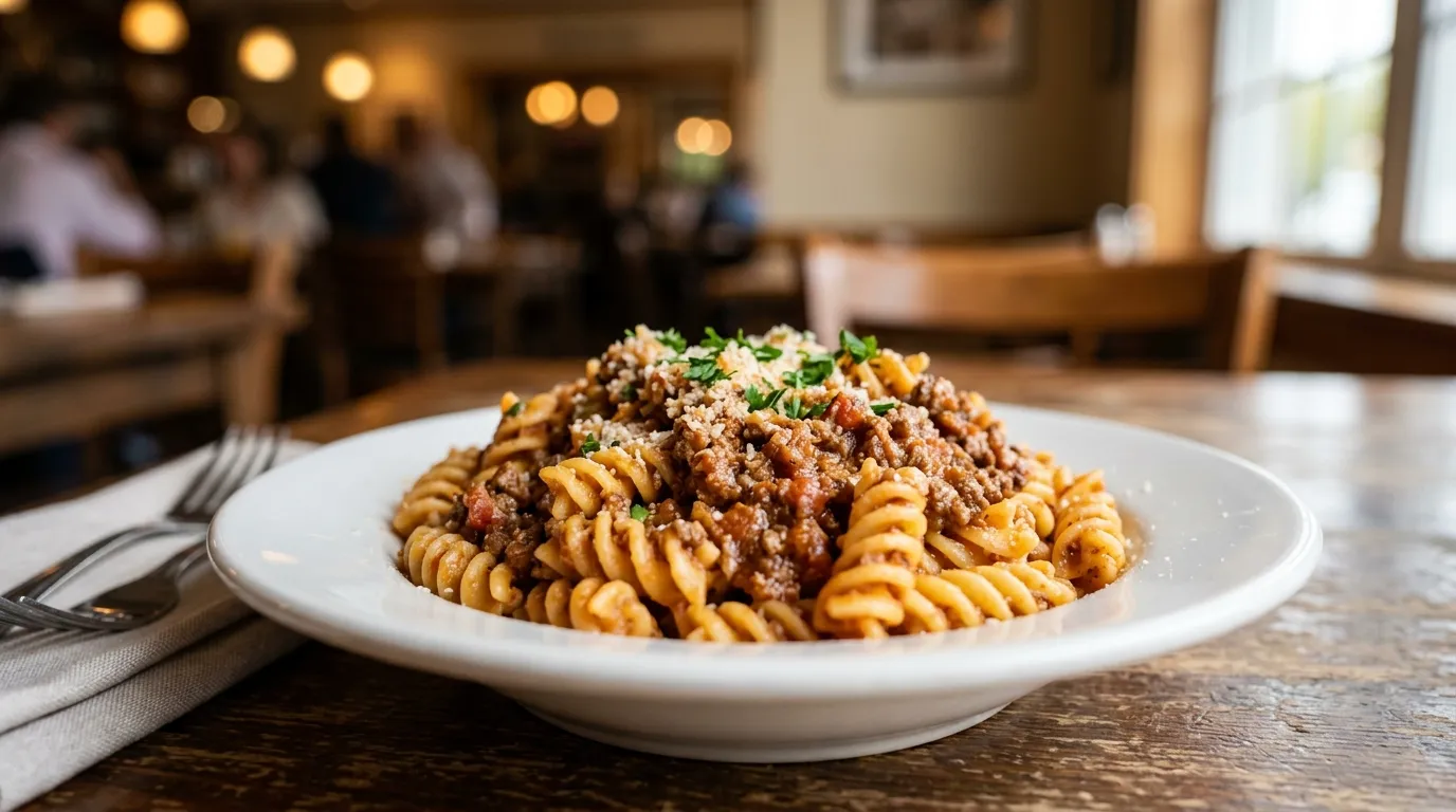 GS Rotini Pasta with Meat Sauce GS Rotini Pasta with Meat Sauce