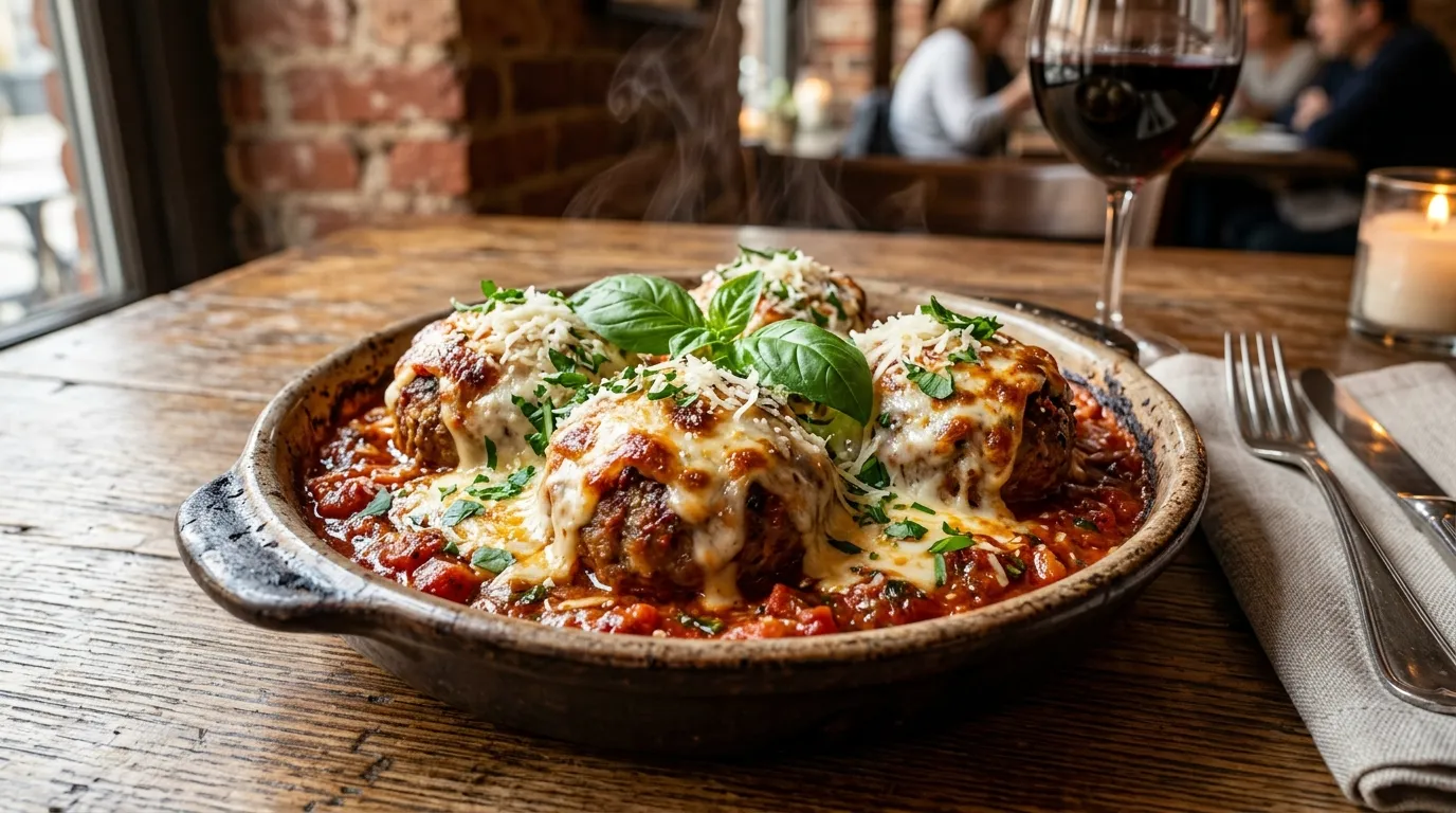 Meatballs Parmigiana Meatballs Parmigiana