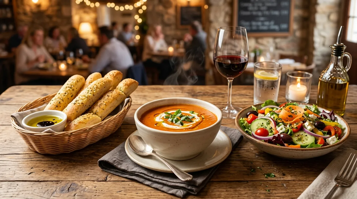 Soup AND Salad AND Breadsticks Soup AND Salad AND Breadsticks