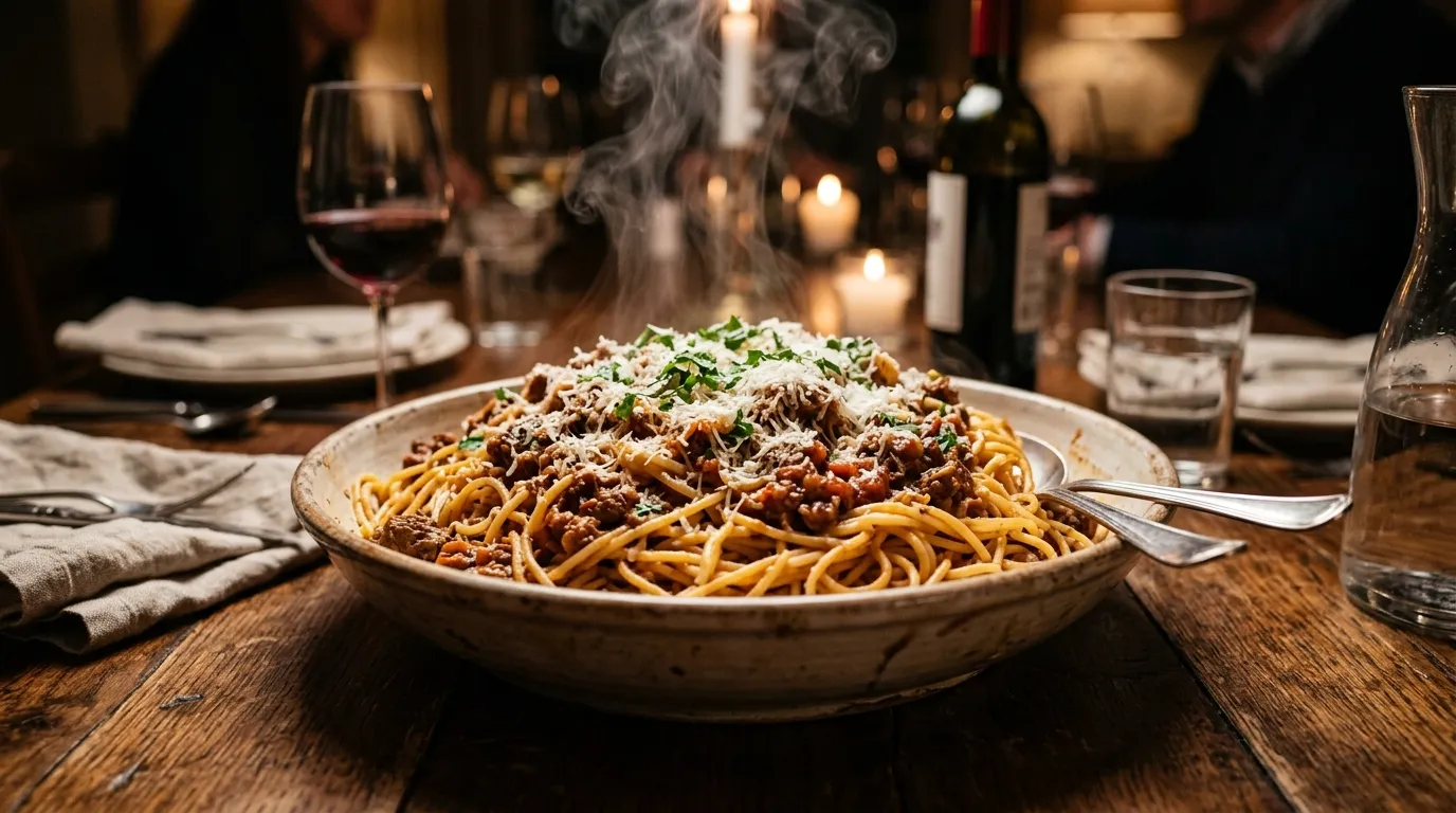 Spaghetti with Meat Sauce Spaghetti with Meat Sauce
