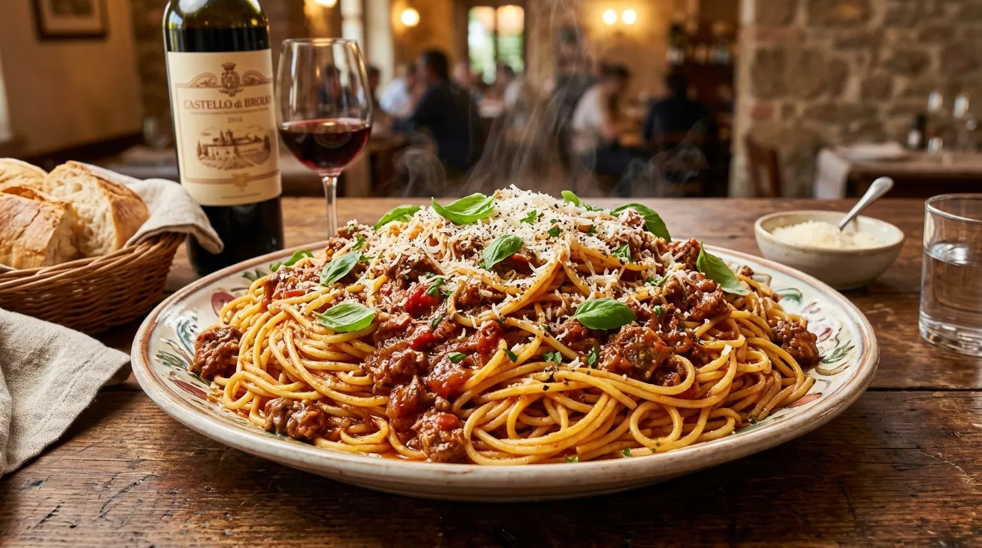 Spaghetti with Meat Sauce** (Serves 4 - 6) Spaghetti with Meat Sauce** (Serves 4 - 6)