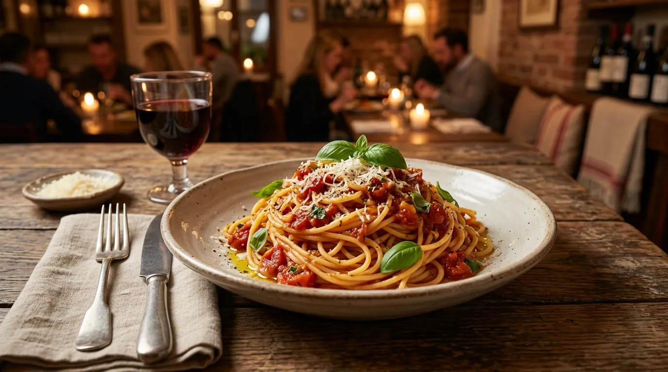 Spaghetti with Marinara (V) Spaghetti with Marinara (V)