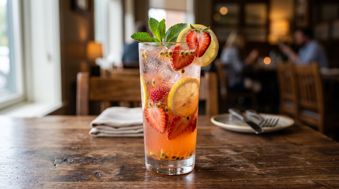 Strawberry-Passion Fruit Limonata Strawberry-Passion Fruit Limonata